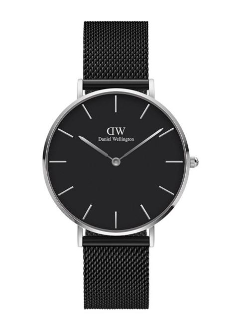 Orologio 36 mm petite ashfield quadrante nero DANIEL WELLINGTON DANIEL WELLINGTON | DW00100308-SILVER